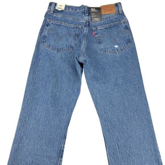 Levi's 501 Premium Straight Leg Jeans in Hits Different Women's Size 24 x 30 - Picture 8 of 10